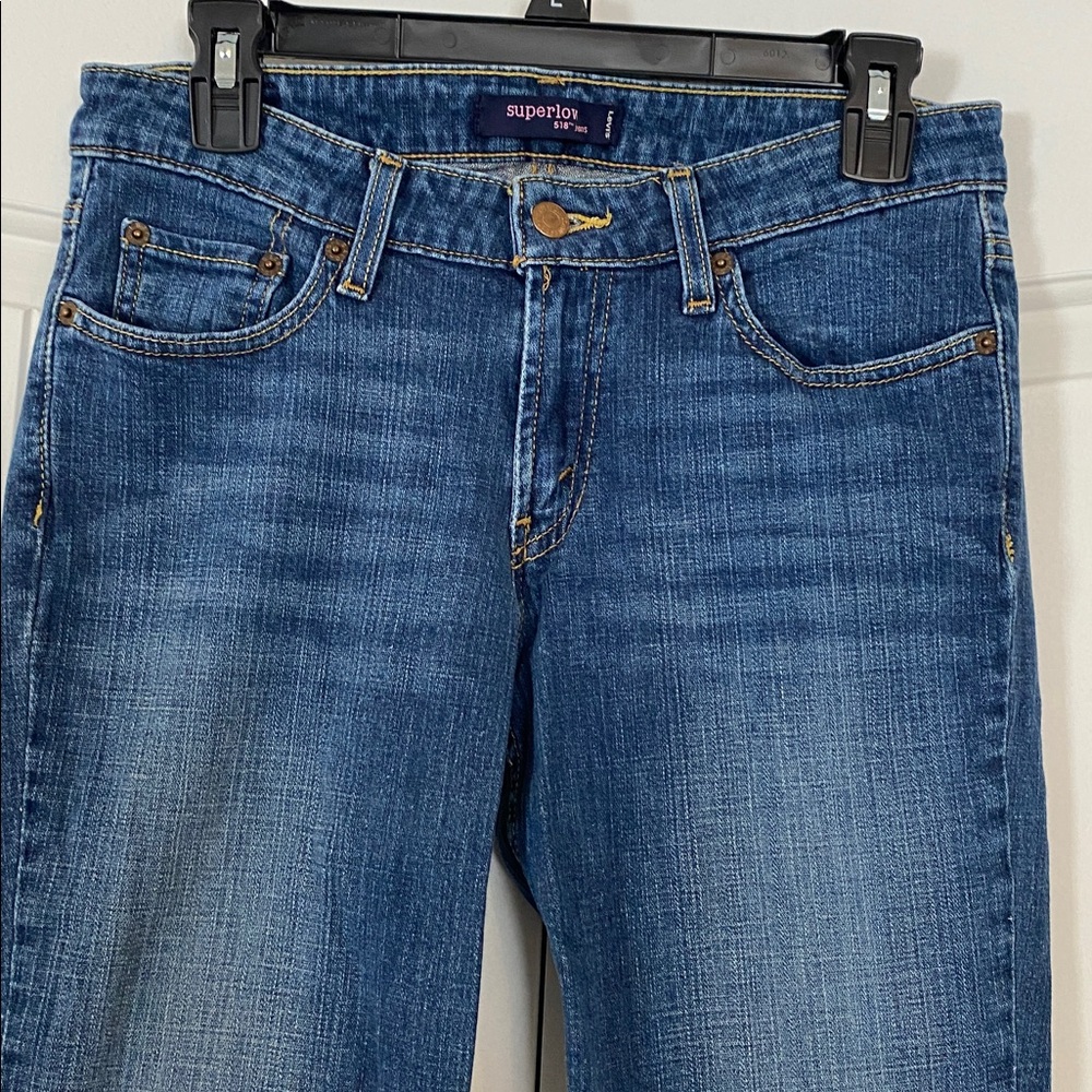 Levi's Superlow 518 Blue Jeans - Picture 2 of 4